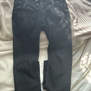 Black Robin Jeans with blue rine stones size 29